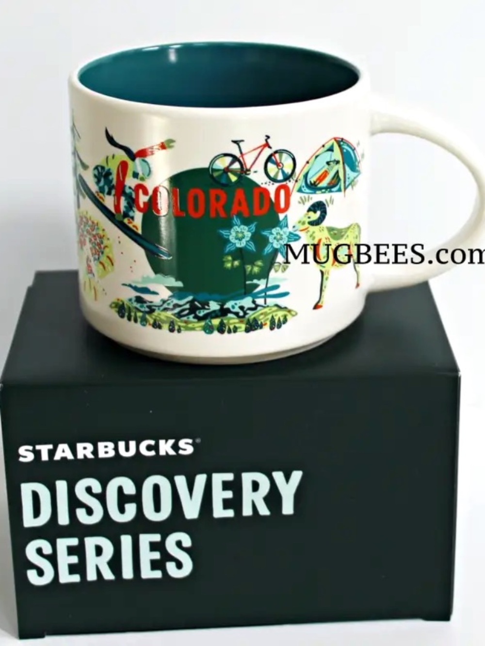 Starbucks Discovery Series Colorado Ceramic Coffee Tea Cup Mug 14 oz NEW